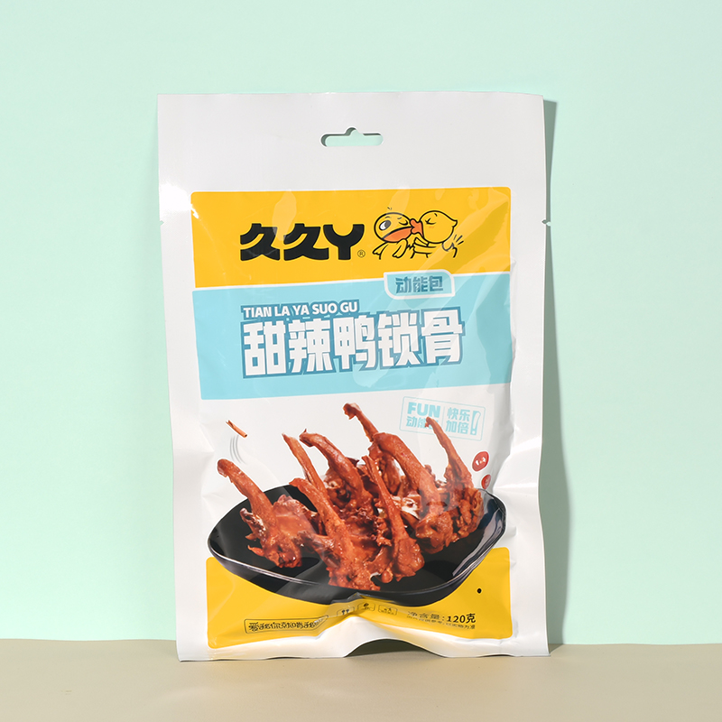 久久丫甜辣鸭锁骨风干鸭肉卤香鹌鹑蛋鸭翅鸭舌网红休闲办公室零食