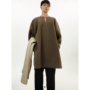 大衬衫 造型圆环拼接毛呢外套 Niente