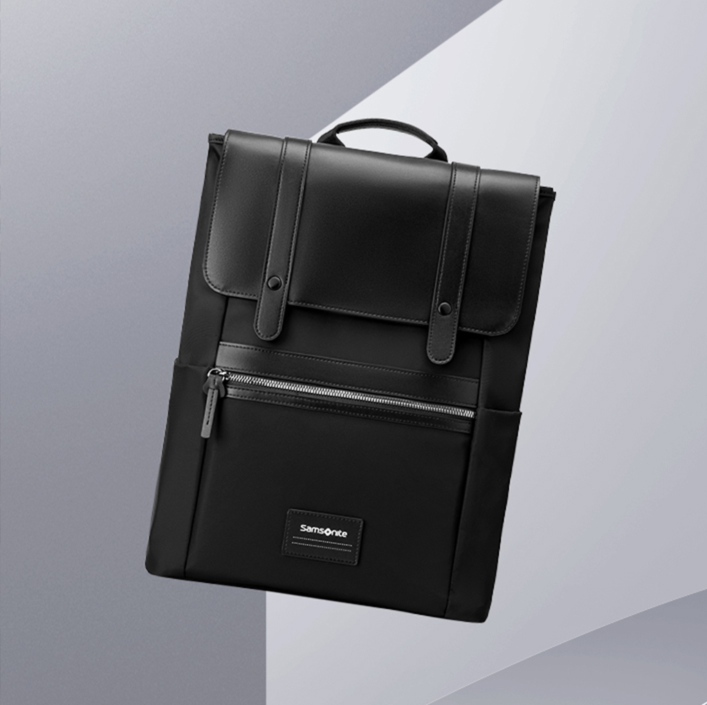 Samsonite/新秀丽CHIRON双肩包笔记本电脑包NU4*09011黑色
