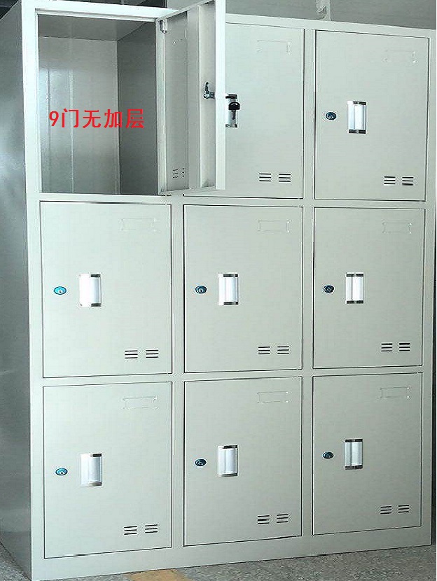 深圳东莞惠州电子车间9门储物柜铁柜 文件柜更衣柜鞋柜现货