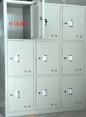 深圳东莞惠州电子车间9门储物柜铁柜 文件柜更衣柜鞋柜现货