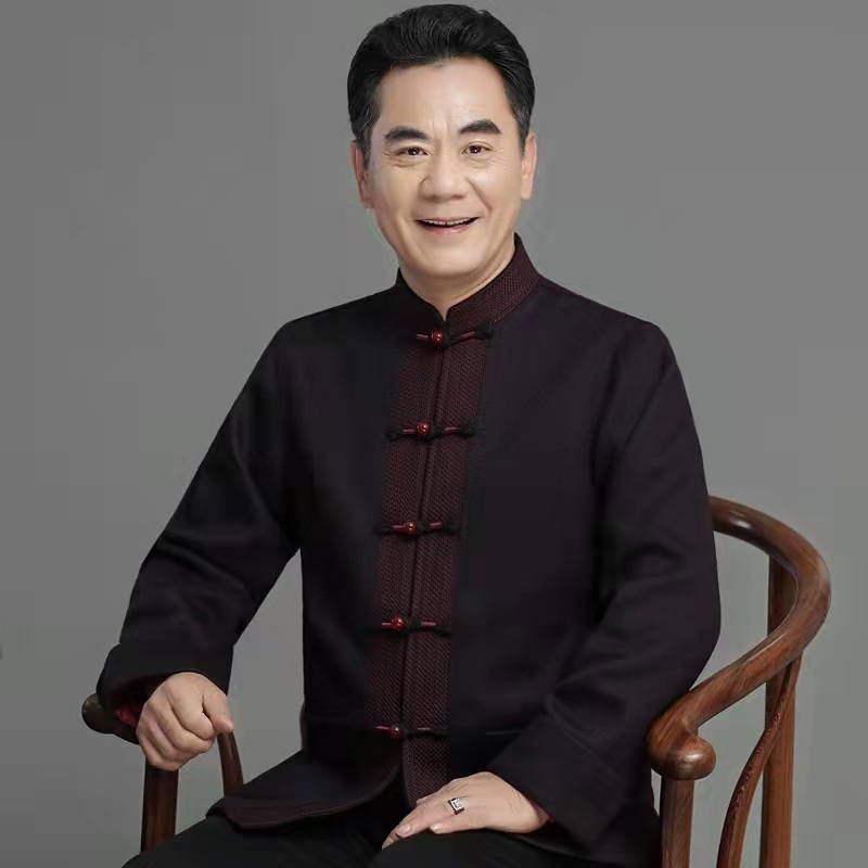 中国风立领羊毛汉服秋冬季唐装