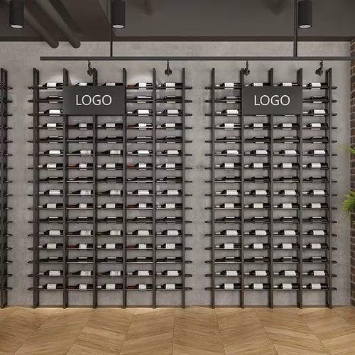 酒吧落地红酒柜展示架餐厅卡座红酒瓶架子屏风壁挂酒架置物架装饰