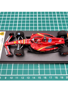 全新 LookSmart F1 车模 1/43 2024 SF-24 勒克莱尔 摩纳哥 第1名