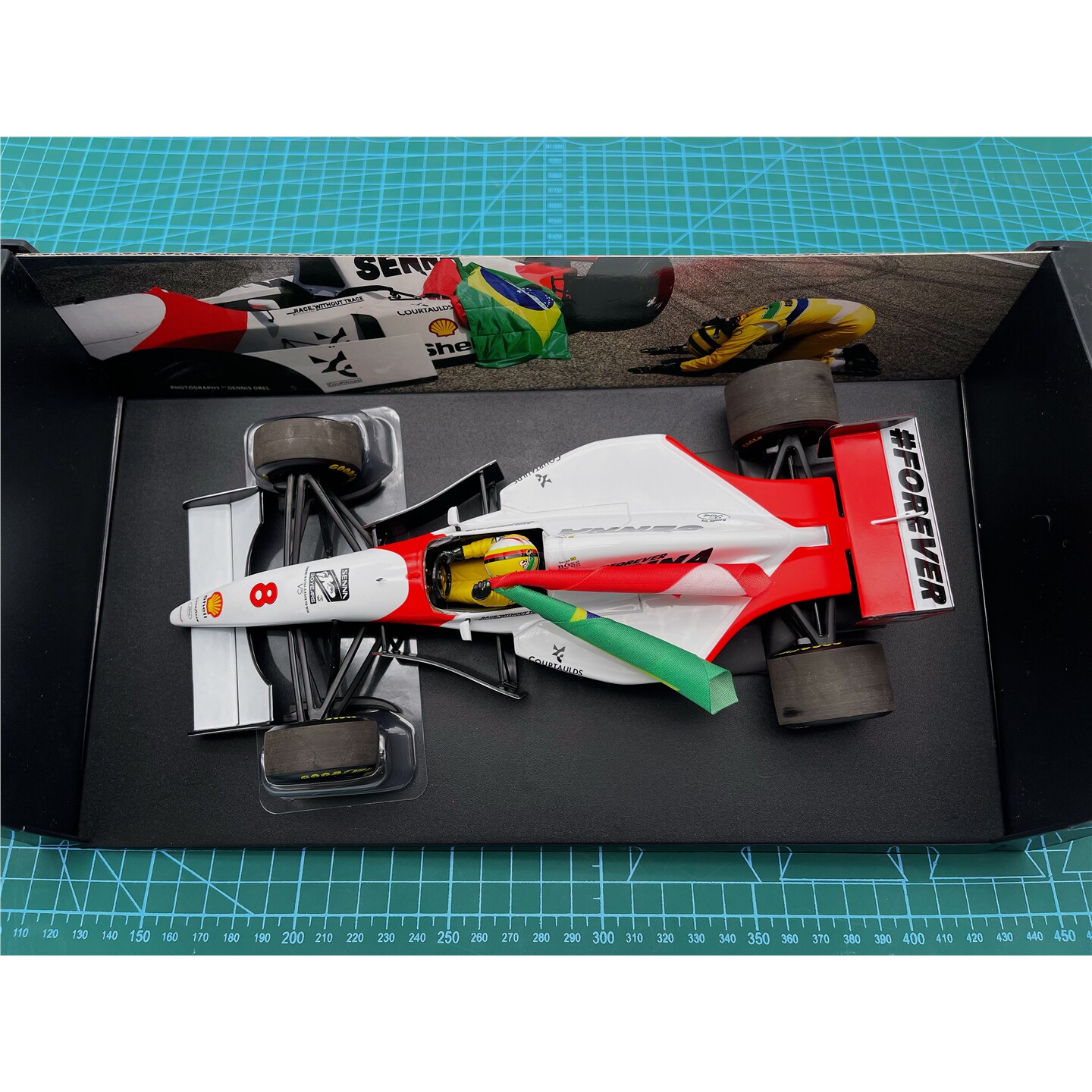 全新 迷你切 F1 车模 1/18 2024 MP4-8 维特尔 伊莫拉