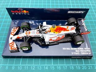 全新 迷你切 F1 车模 1/43 2021 RB16B 维斯塔潘 土耳其 亚军