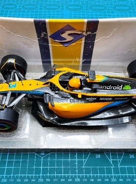 全新 Solido F1 车模 1/18 2022 MCL36 里卡多 澳大利亚