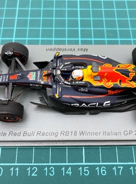 全新 SPARK F1 车模 1/43 2022 RB18 维斯塔潘 意大利 第1名