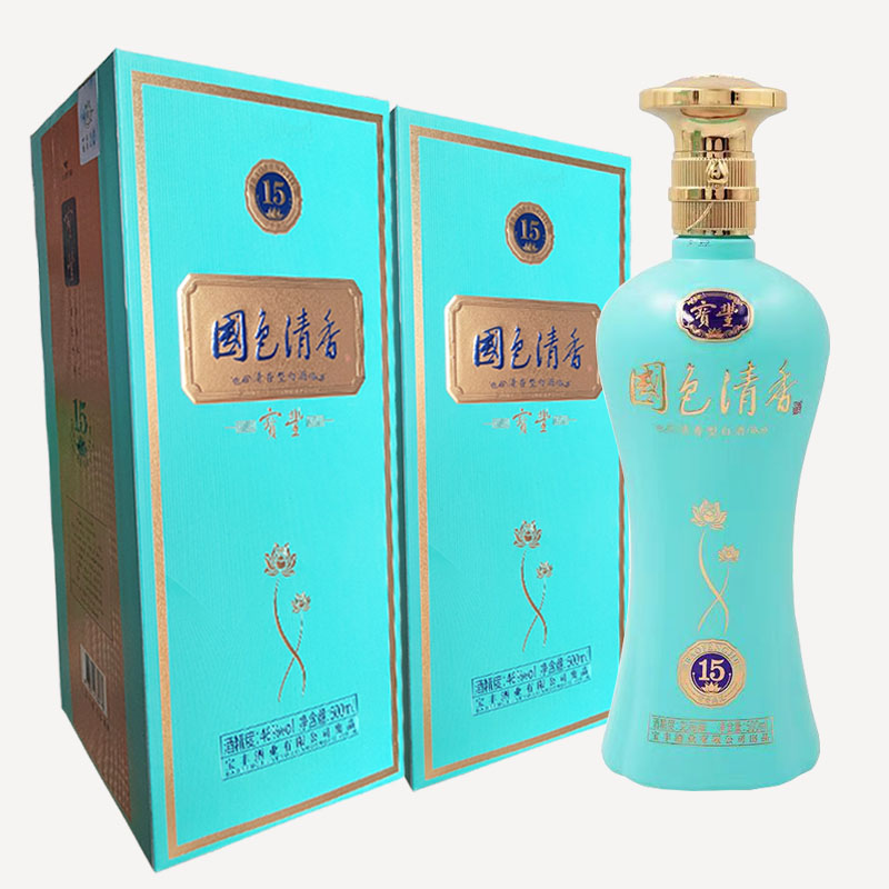 （私聊改价）宝丰酒国色清香陈坛15新版46度500ml/瓶清香型白酒