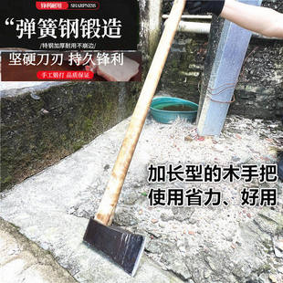 手工锻打加重劈柴斧头大号木工斧子家用户外砍柴砍树板斧劈材斧头