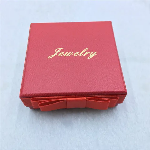 可选供应戒指盒项链盒现货等饰品绿色首饰、红色礼盒