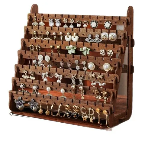 耳环置物架首饰耳饰收纳架饰品展示架徽章大容量分层收纳摆摊耳坠