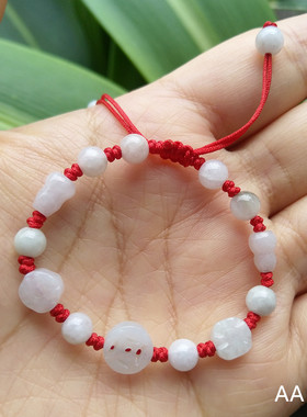 送宝宝手链天然玉石玉石葫芦八卦