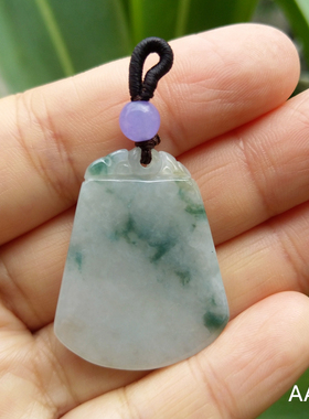 特价清货天然A货玉石平安无事牌送手工编织红绳情侣男女礼物