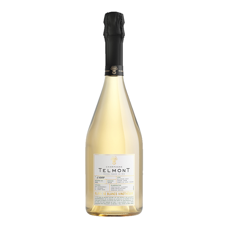 【品牌旗艦】TELMONT玳慕白中白2007年份香檳 750ml