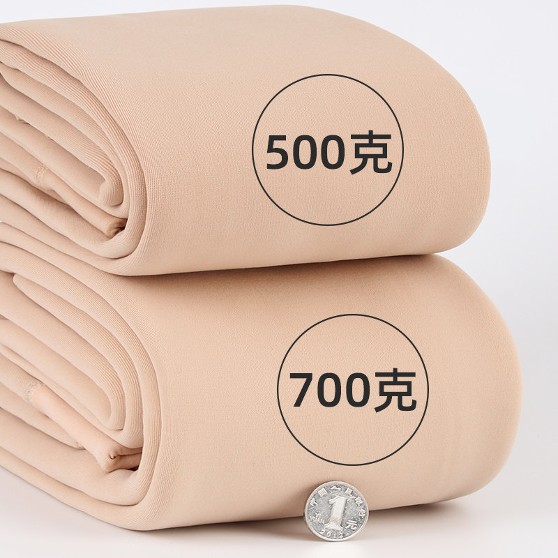 500克特厚女秋冬款东北方加绒加厚肉色肤色光腿神器连裤袜打底裤
