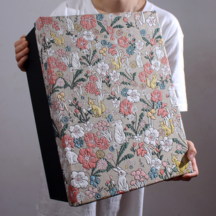 布艺礼物盒子蘑菇兔子礼盒空盒可爱超大号定制高级感礼品盒包装盒