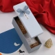 (Выберите и купите - дайте Rafia + Greeting Card) Wenya Blue подарочная коробка + подарочная сумка