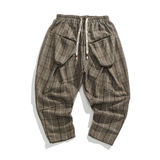 冬风毛呢厚汉服灯笼裤新中式休闲裤K189P75(），男装民族服装，电商B375