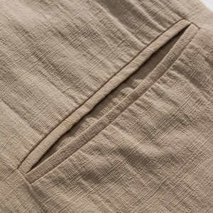 25春夏新中式棉麻复古西装领风唐装中袖西服 JK73 P80图片