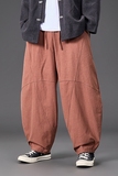 秋季宽松加大码棉麻灯笼裤风潮汉服休闲裤K174P75，男装民族服装，电商B375