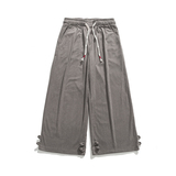 秋冬宽松布扣收口纯色汉服搭配唐装风休闲长裤K166P70，男装民族服装，电商B375