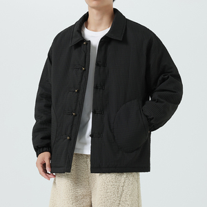 25年冬季宽松中式盘扣民族风唐装汉服风棉衣 JK71 P130图片