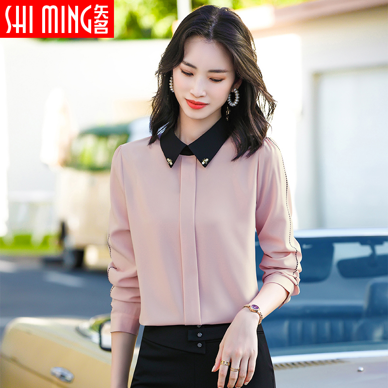 Shirt female 2022 Spring and autumn season new pattern Sense of design A small minority fashion Western style shirt High-end temperament Long sleeve jacketin the Women's clothing/Boutique , Shirt  category - from Buy2taobao.com to provide professional Taobao agent buy service