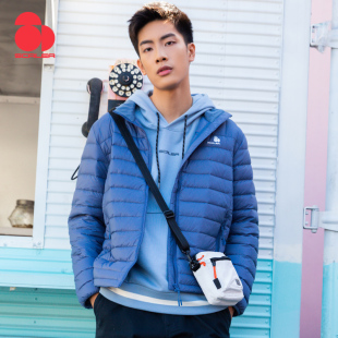 SCALER思凯乐户外冬男款鹅绒服轻薄防风保暖立领冲锋衣内胆羽绒服