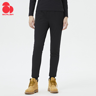 SCALER思凯乐户外冬季男女羽绒裤显瘦铅笔裤保暖修身长裤F6602750