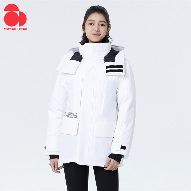 思凯乐户外秋冬男女款派克羽绒服防风保暖羽绒派克服外套F6703883