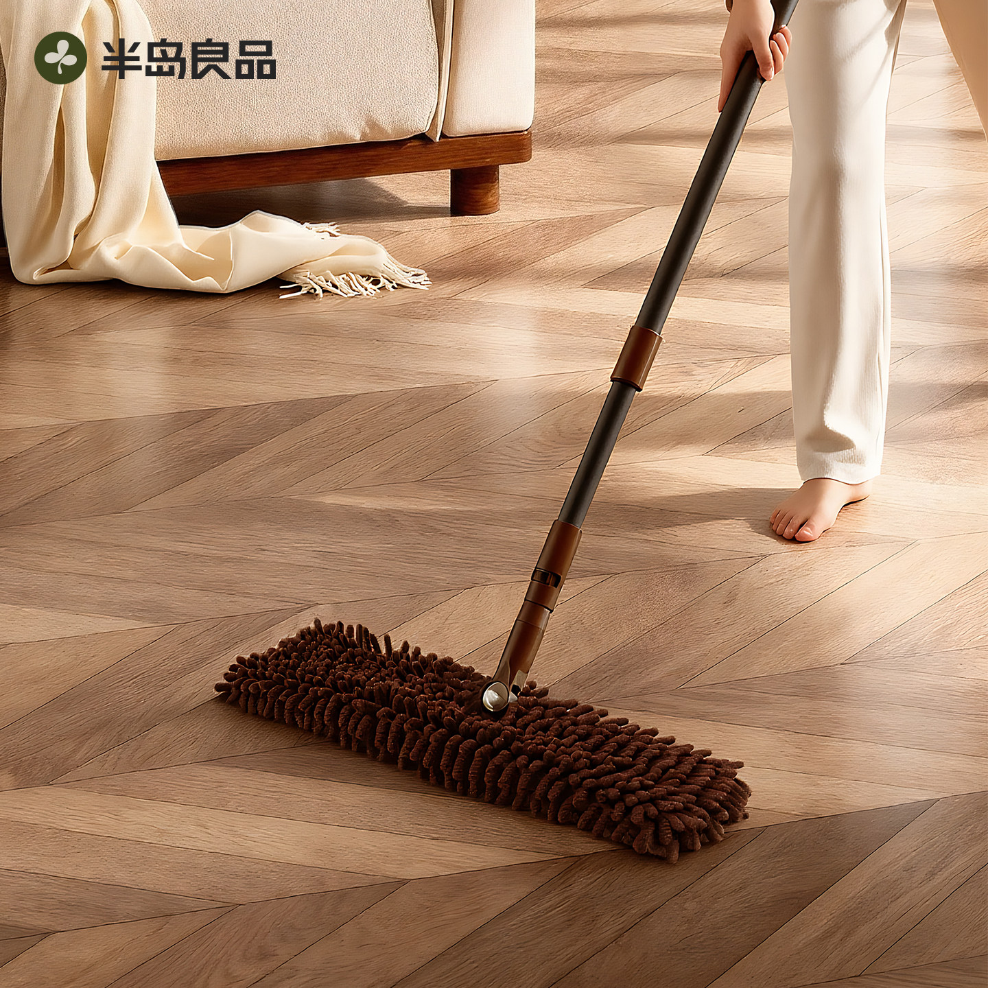 伸缩平板拖把家用免弯腰清洁沙发床底拖地一拖净干湿两用专用拖把,家庭/个人清洁工具,旋转拖把,淘宝优惠券,粉丝福利购,淘宝优惠卷