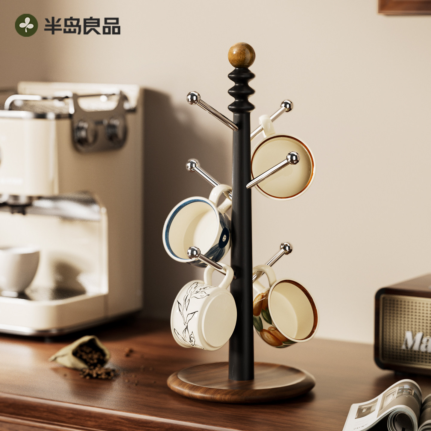 【小红书推荐】实木杯子收纳架