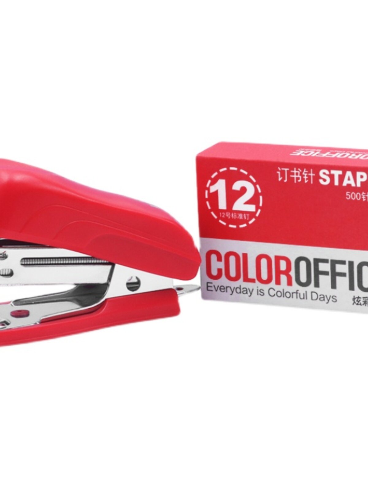 CHENGUANG 미니 노동 절약 휴대용 학생 사무실 이중 용도 스테이플러 세트 소형 스테이플러 스테이플러 스테이플러