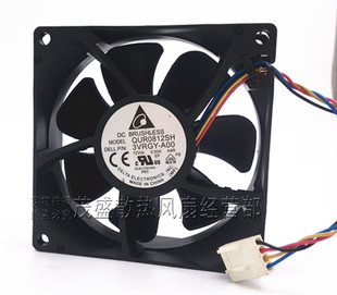 原装 台达  12V 0.5A 温控PWM调速 8CM/厘米大风量风扇 QUR0812SH