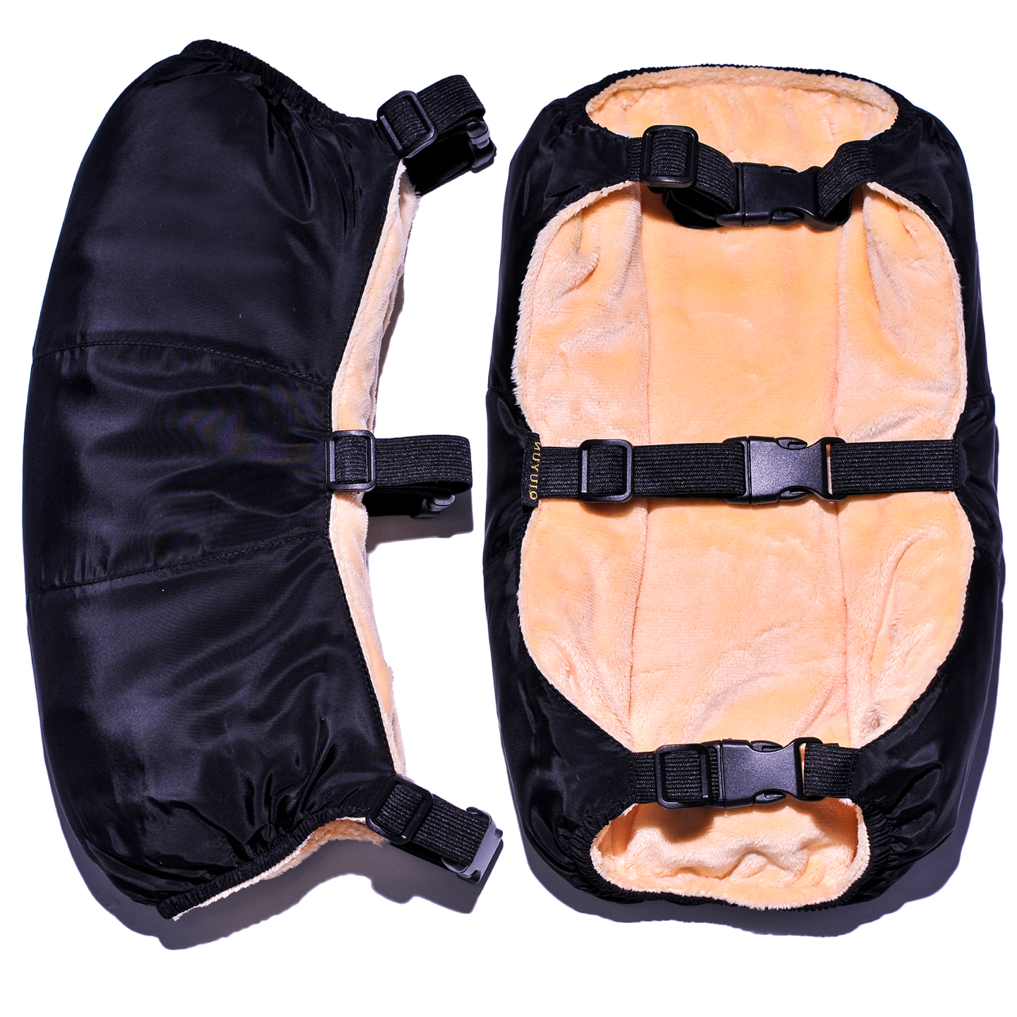 冬季电动车加绒保暖防风羽绒护膝