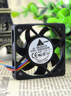 原装 台达 EFB0505HA 5010 5cm 5V大风量双滚珠散热小风扇