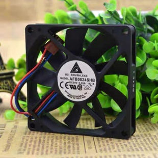 正品台达 AFB0824SHB 8015 24V 0.26A 8CM/厘米双滚珠变频器风扇