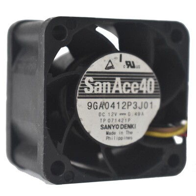 SANYO/三洋 40 风扇 9GA0412P3J01 DC12V 0.49A SANYO DENKI 4028