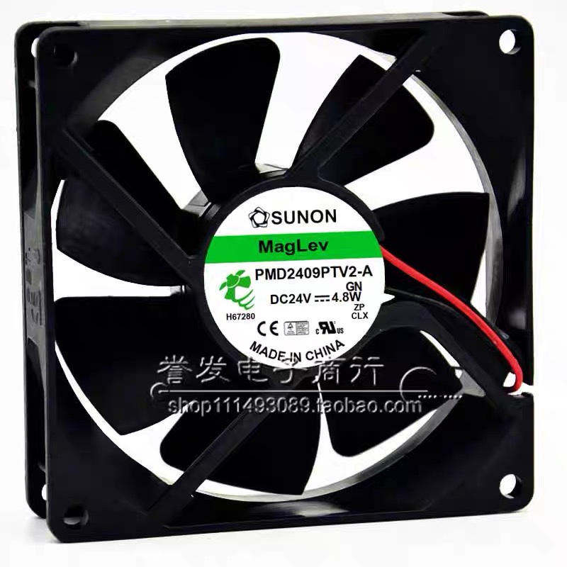 正品PMD2409PTV2-A DC24V 4.8W 原装建准SUNON 92*92*25MM 轴流风