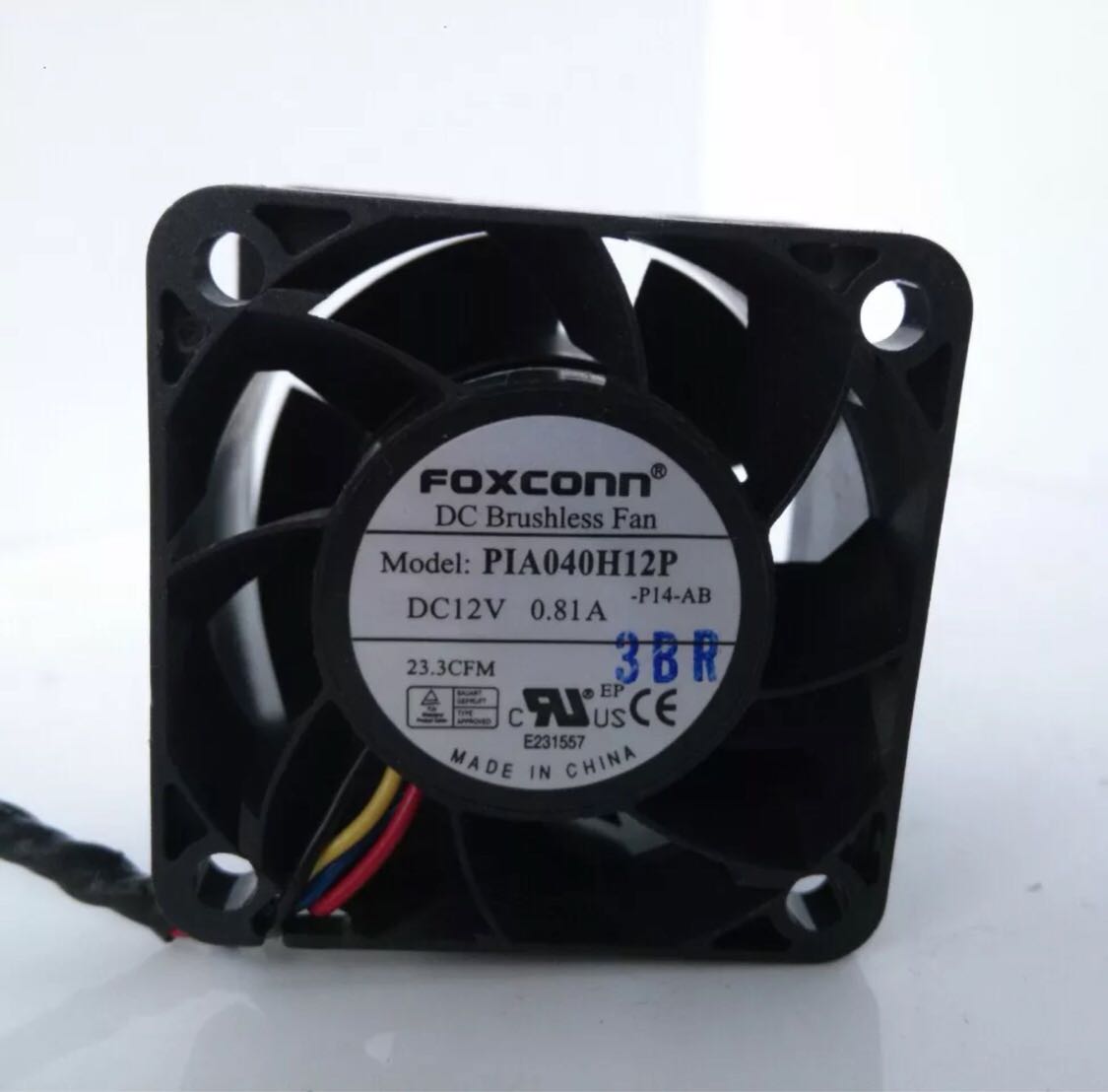 foxconn风扇,foxconn主板 foxconn 4028 12v 0.81a pia040h12p 4cm/厘米pwm温控大风量风扇