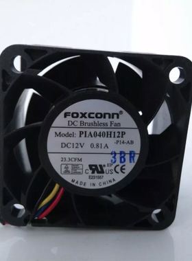 FOXCONN 4028 12V 0.81A PIA040H12P 4CM/厘米PWM温控大风量风扇
