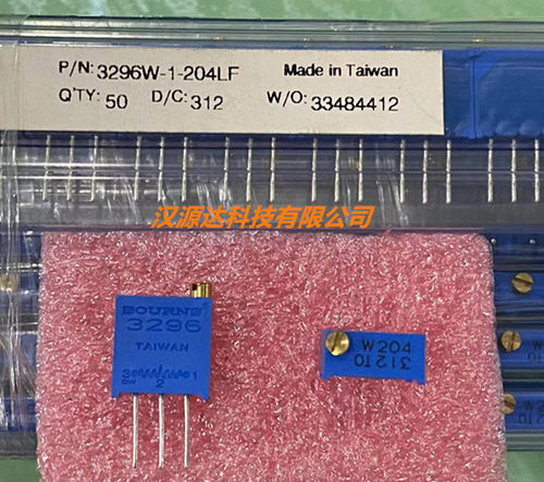 3296W-1-204LF 200K ±10% ±100ppm/℃ 3296电位器精密可调电阻