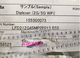 LFD212G45MP2E013 贴片双频滤滤器 DIPLEXER 2.45/5.54GHZ 0805
