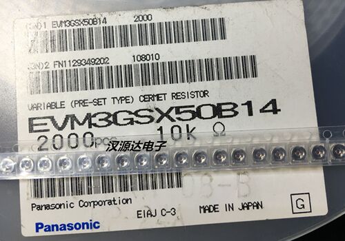 EVM3GSX50B14 松下贴片可调电阻 3X3-10K 微调电阻 3*3-10K