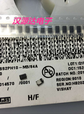 SS2PH10-M3/84A 100V 2A DO-220A VISHAY贴片肖特基二极管丝印210