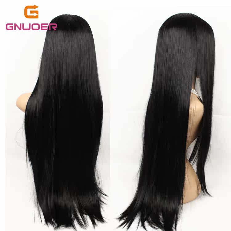Perruque GNUOER    Long cheveux raides - Ref 2610116 Image 4