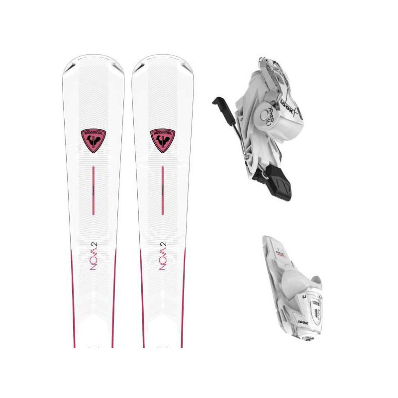 代购Rossignol金鸡女士滑雪板灵活转向稳定抓地快速响应轻量化