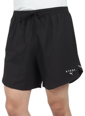 代购Puma/彪马男式HYROX六寸短裤速干透气弹性运动裤