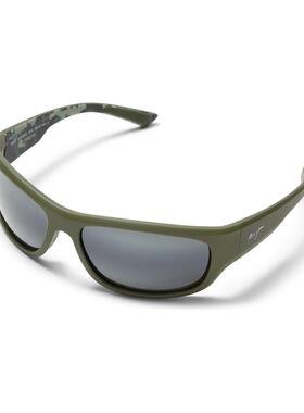 代购MauiJim男士太阳镜偏光防紫外线增强色彩抗眩光大框绿色